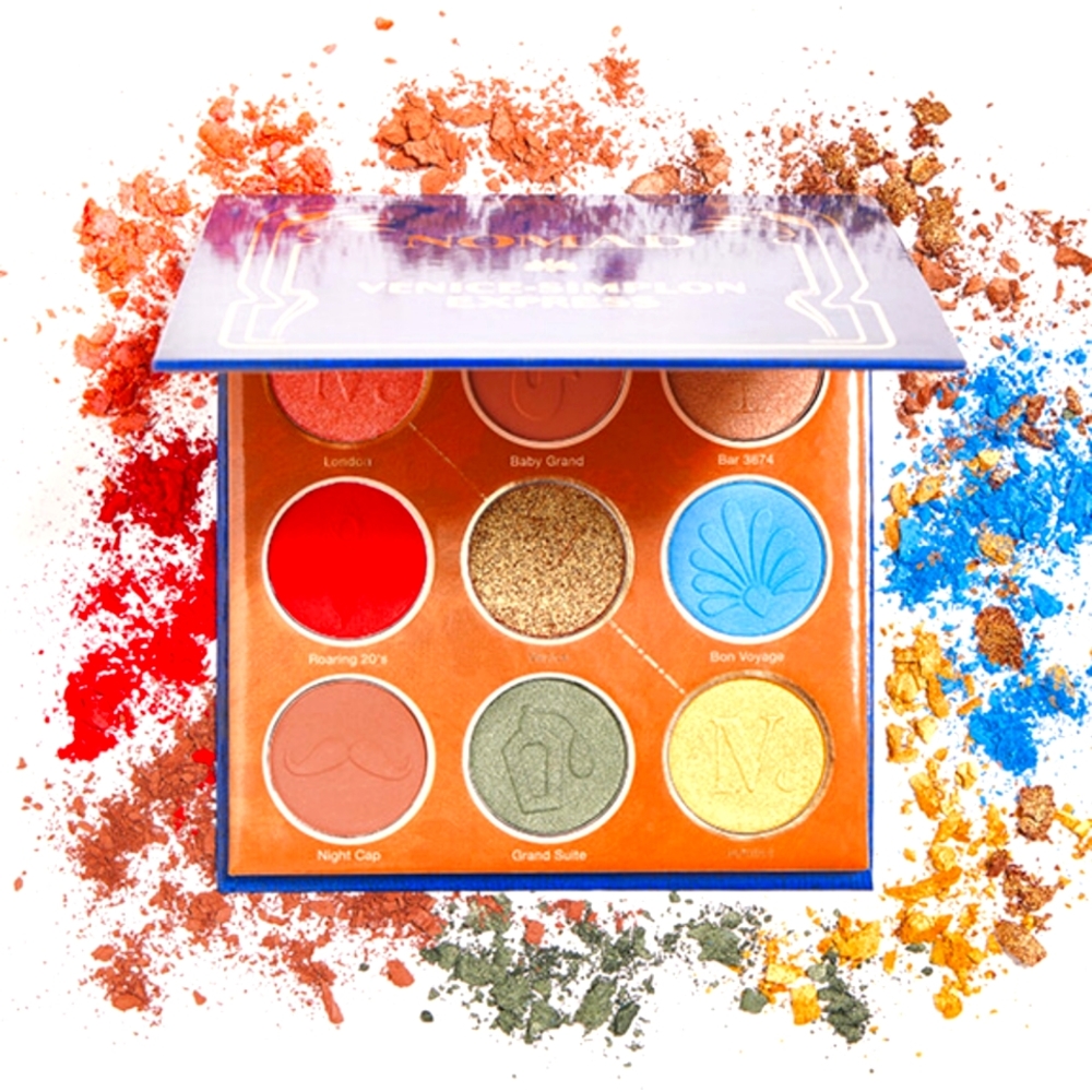 Nomad Venice Simplon Express Eye Palette, Brushes Bundle